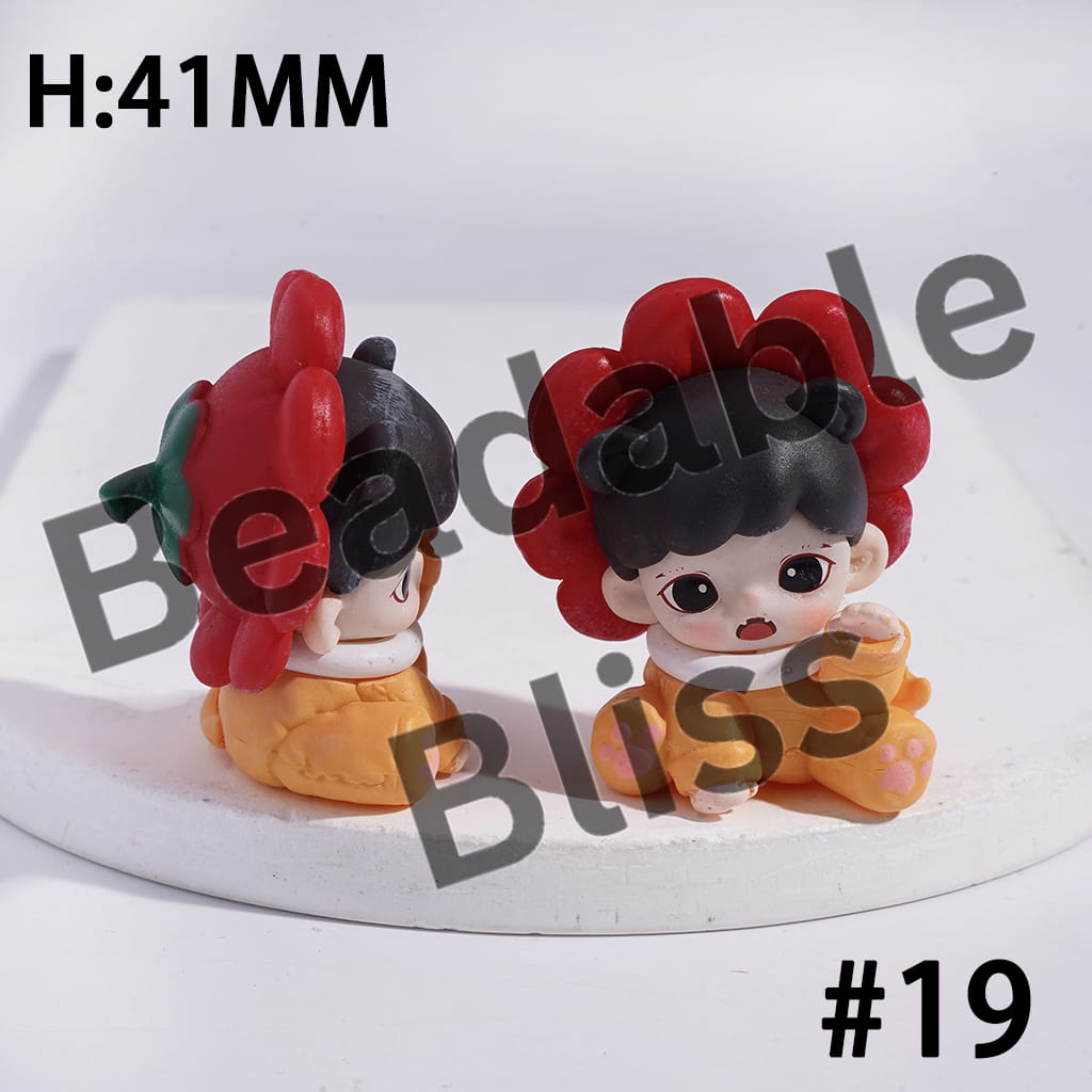 Exquisite Acrylic Figurine Ornament Series, Jewelry Accessories, No Hole (Copy)