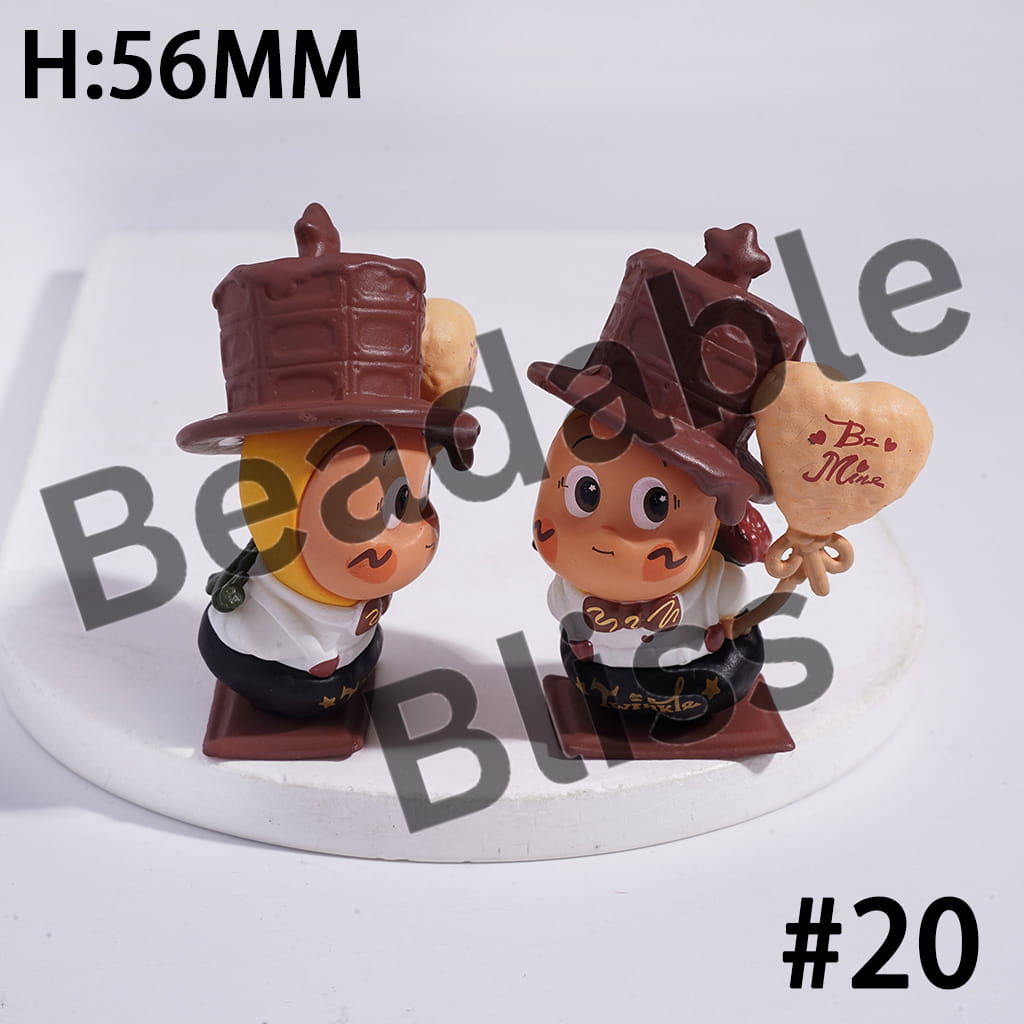 Exquisite Acrylic Figurine Ornament Series, Jewelry Accessories, No Hole (Copy)