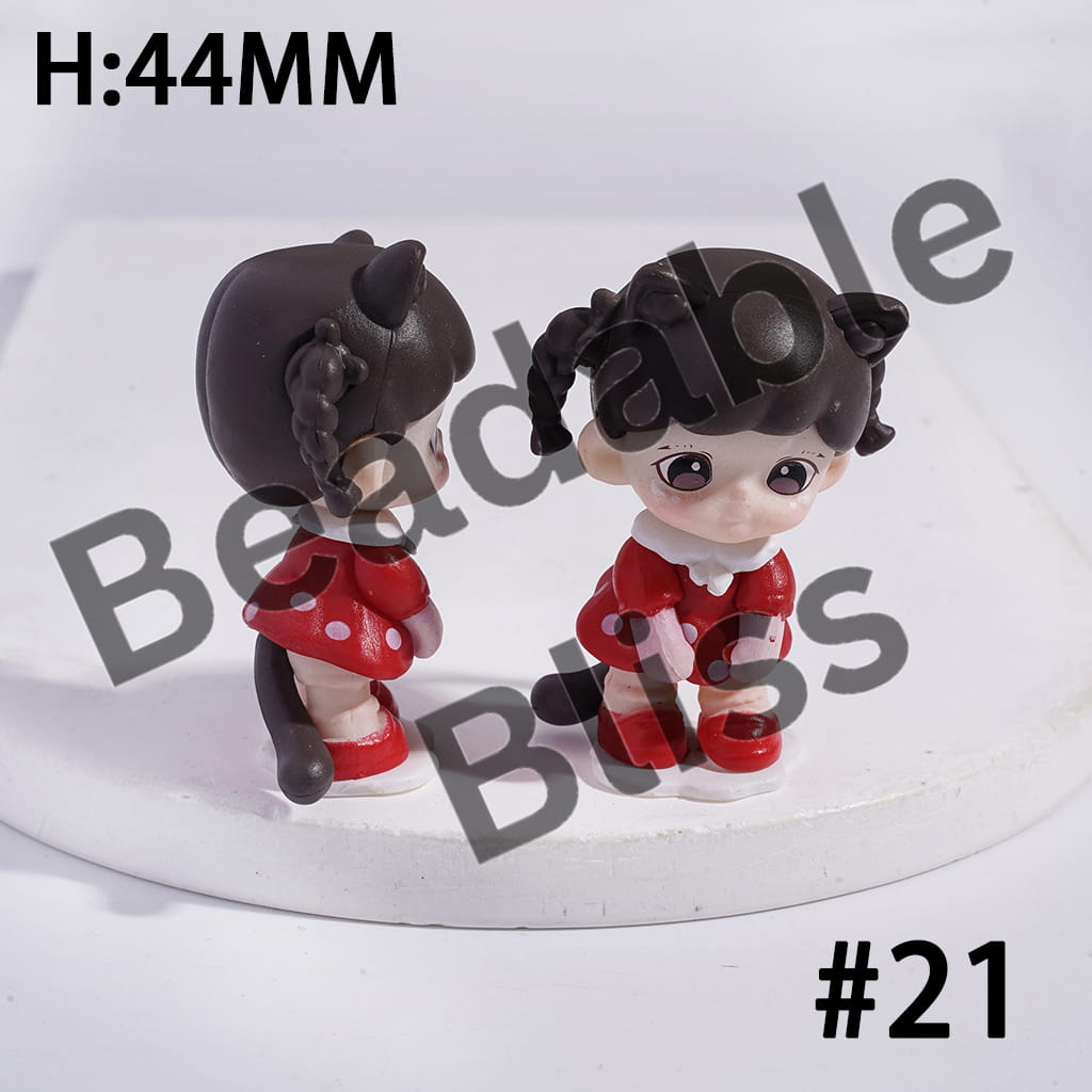 Exquisite Acrylic Figurine Ornament Series, Jewelry Accessories, No Hole (Copy)