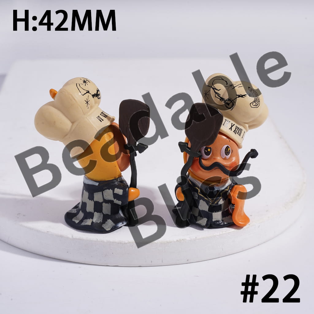 Exquisite Acrylic Figurine Ornament Series, Jewelry Accessories, No Hole (Copy)