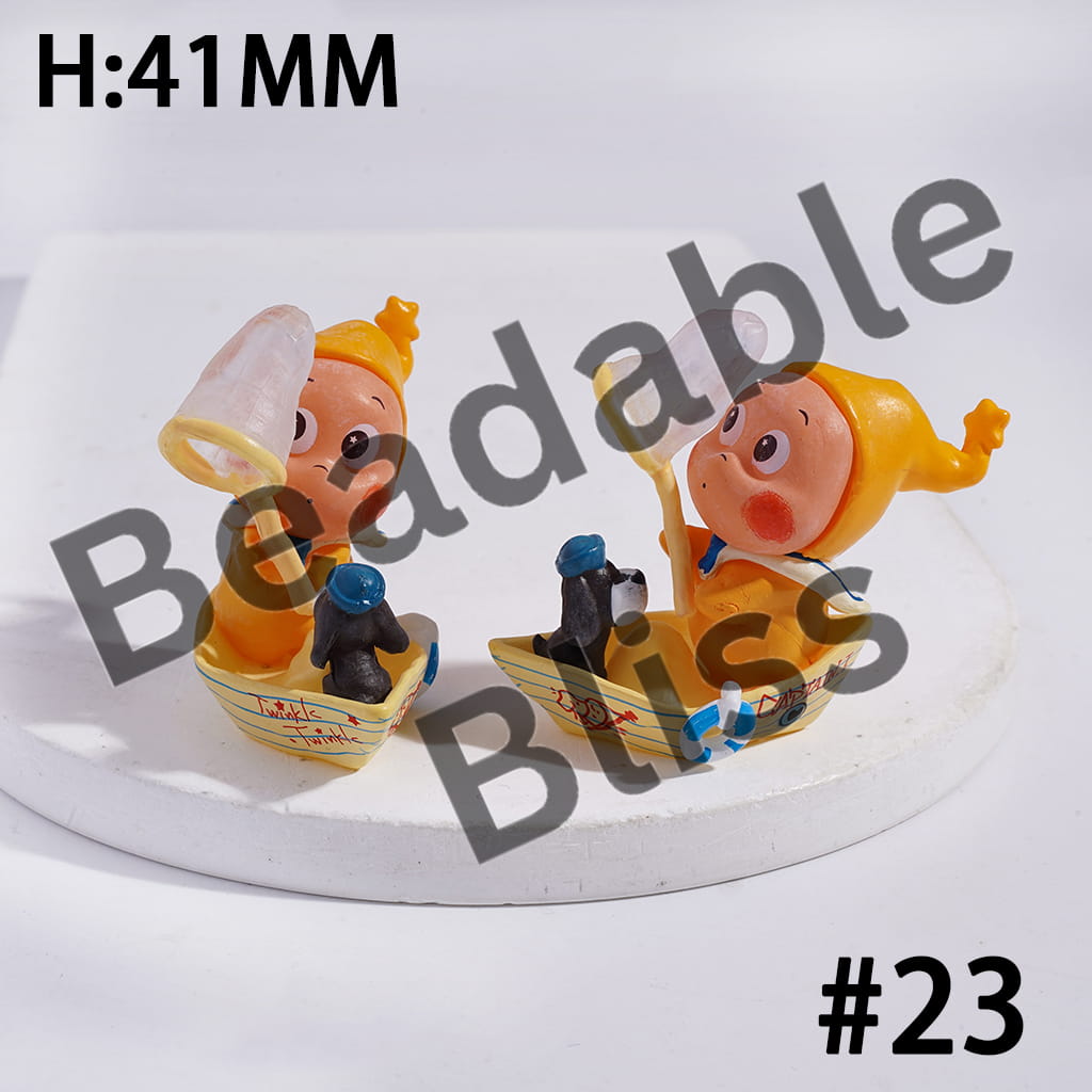 Exquisite Acrylic Figurine Ornament Series, Jewelry Accessories, No Hole (Copy)