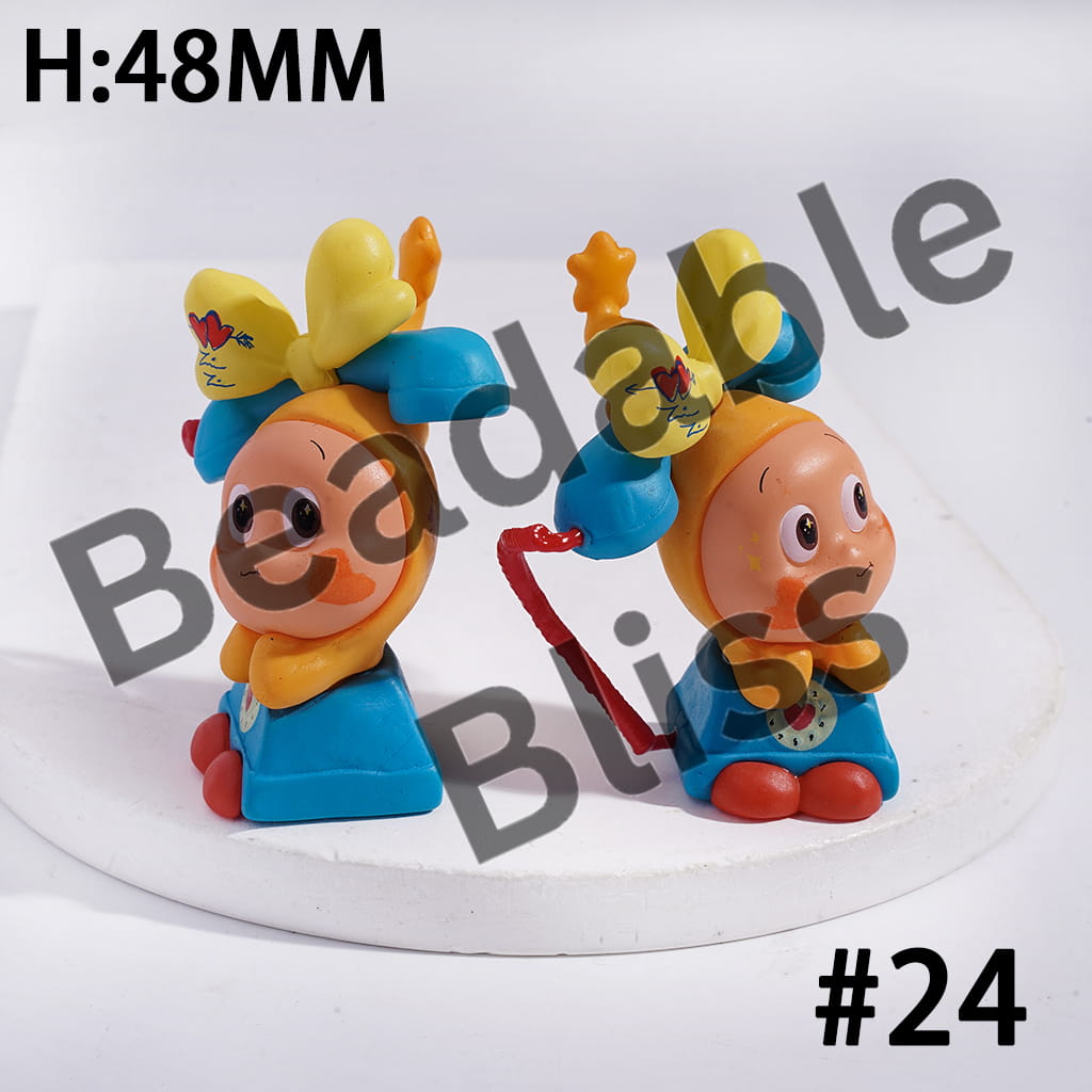 Exquisite Acrylic Figurine Ornament Series, Jewelry Accessories, No Hole (Copy)