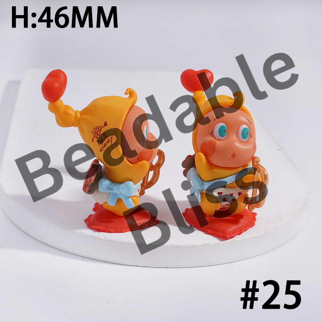 Exquisite Acrylic Figurine Ornament Series, Jewelry Accessories, No Hole (Copy)