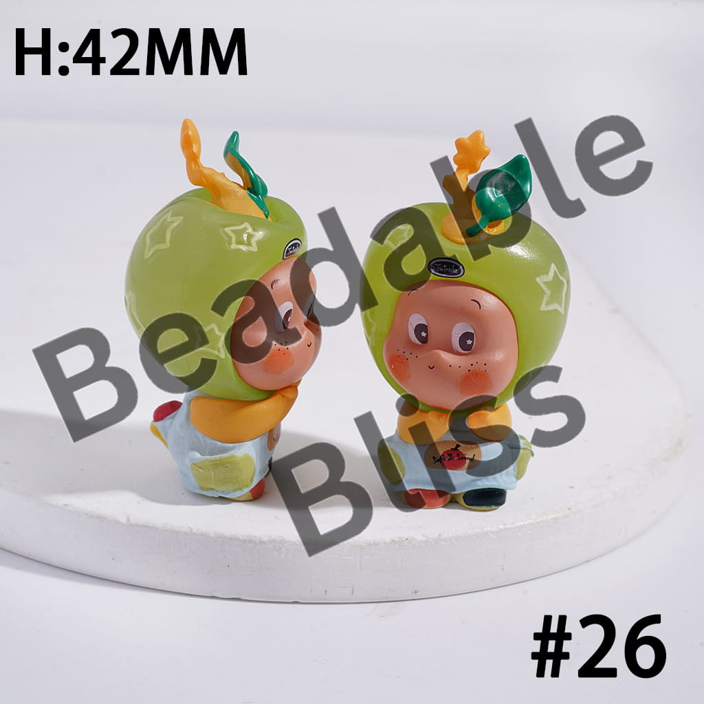 Exquisite Acrylic Figurine Ornament Series, Jewelry Accessories, No Hole (Copy)