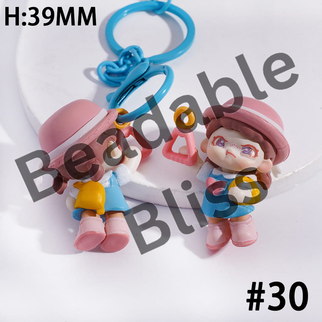 Exquisite Acrylic Figurine Ornament Series, Jewelry Accessories, No Hole (Copy)