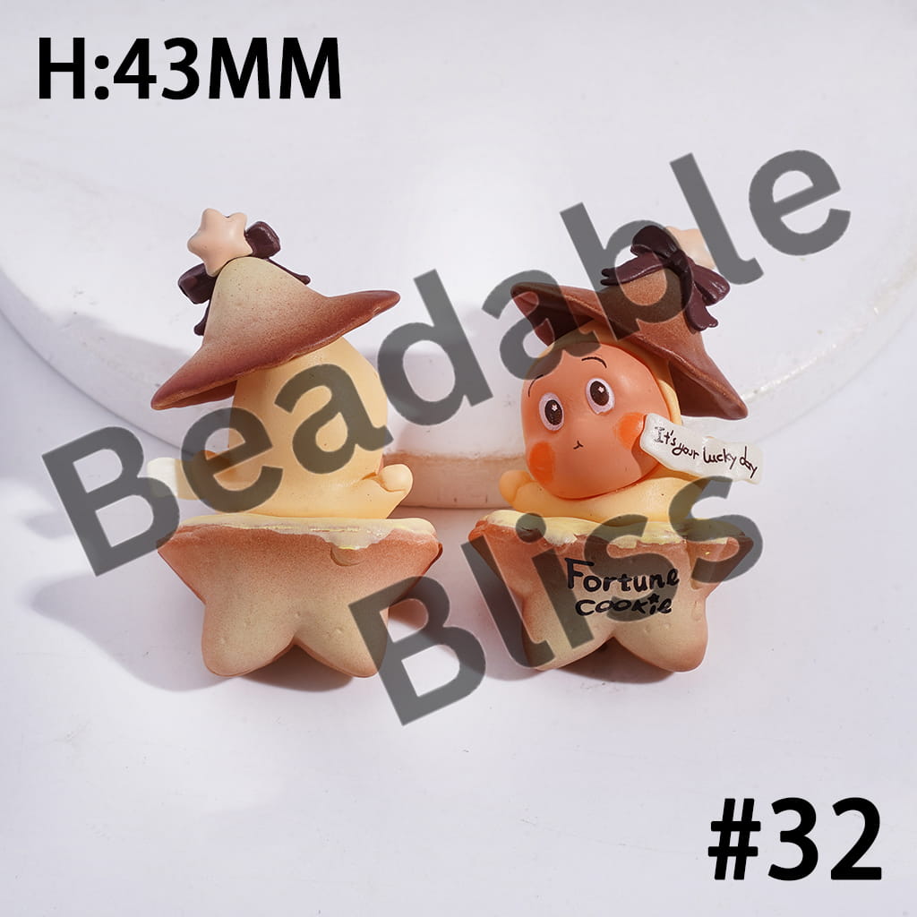 Exquisite Acrylic Figurine Ornament Series, Jewelry Accessories, No Hole (Copy)