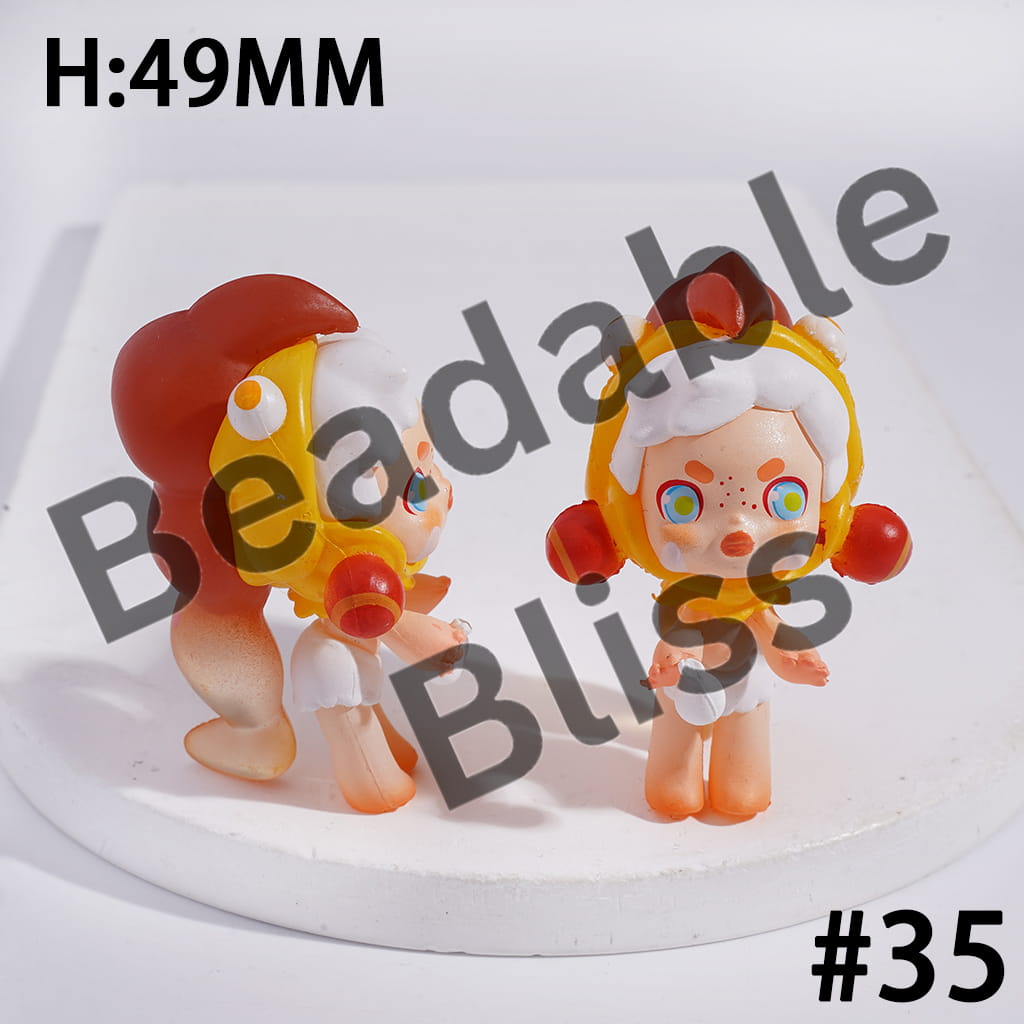 Exquisite Acrylic Figurine Ornament Series, Jewelry Accessories, No Hole (Copy)