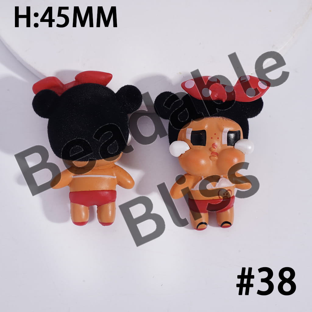 Exquisite Acrylic Figurine Ornament Series, Jewelry Accessories, No Hole (Copy)