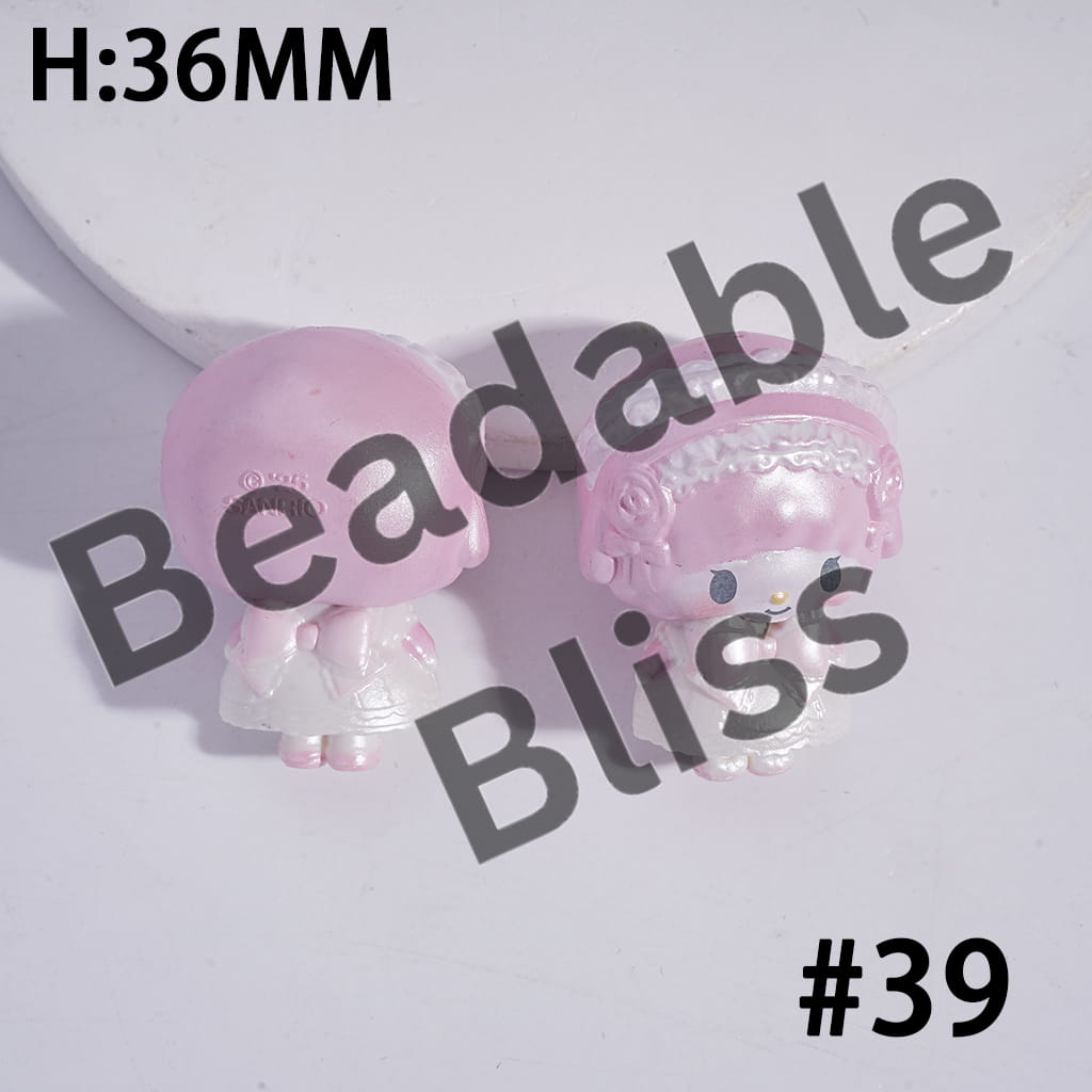 Exquisite Acrylic Figurine Ornament Series, Jewelry Accessories, No Hole (Copy)