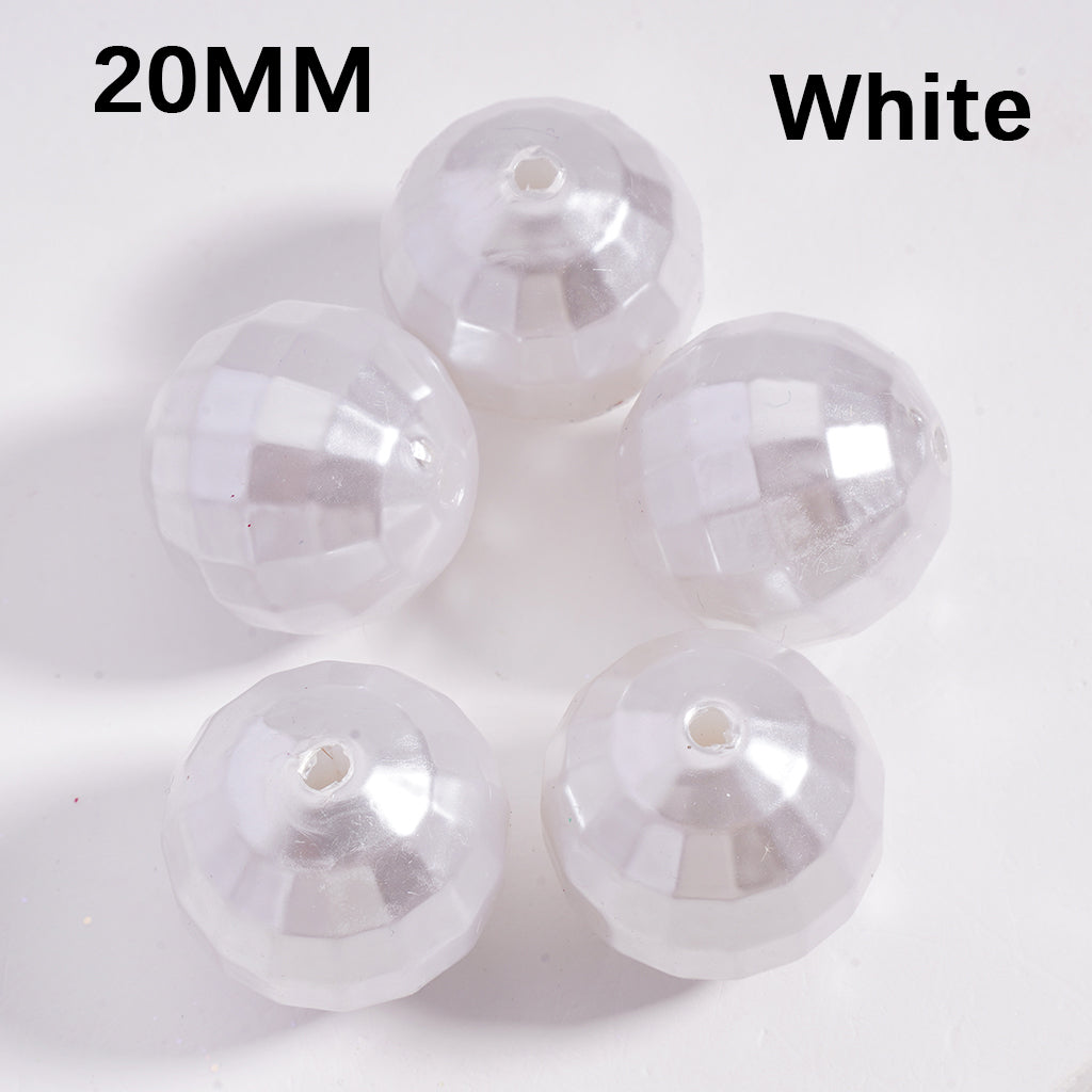 Disco Acrylic Beads Large Shiny Multi-Color 20MM (Single Color is available for 120pcs(whole bag) Only)