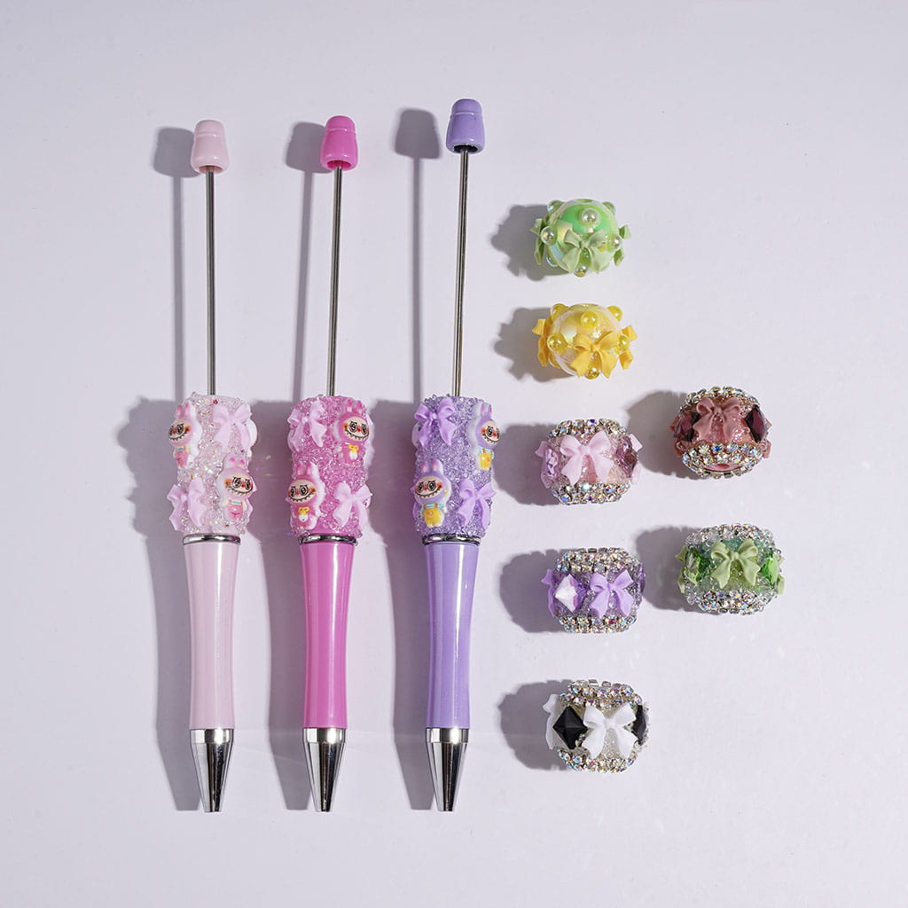 DIY Mini Cute Bowtie for Beads Jewelry Accessories, 10*10MM Multi-Color