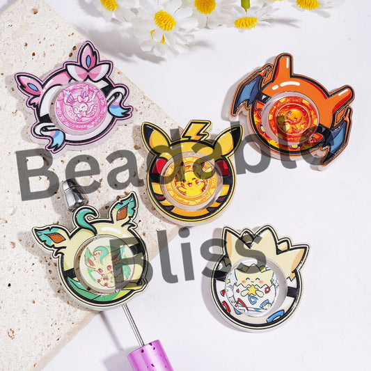 Acrylic Beads Pendant Small Monster Character Series, Random Mix (Please Read Description)