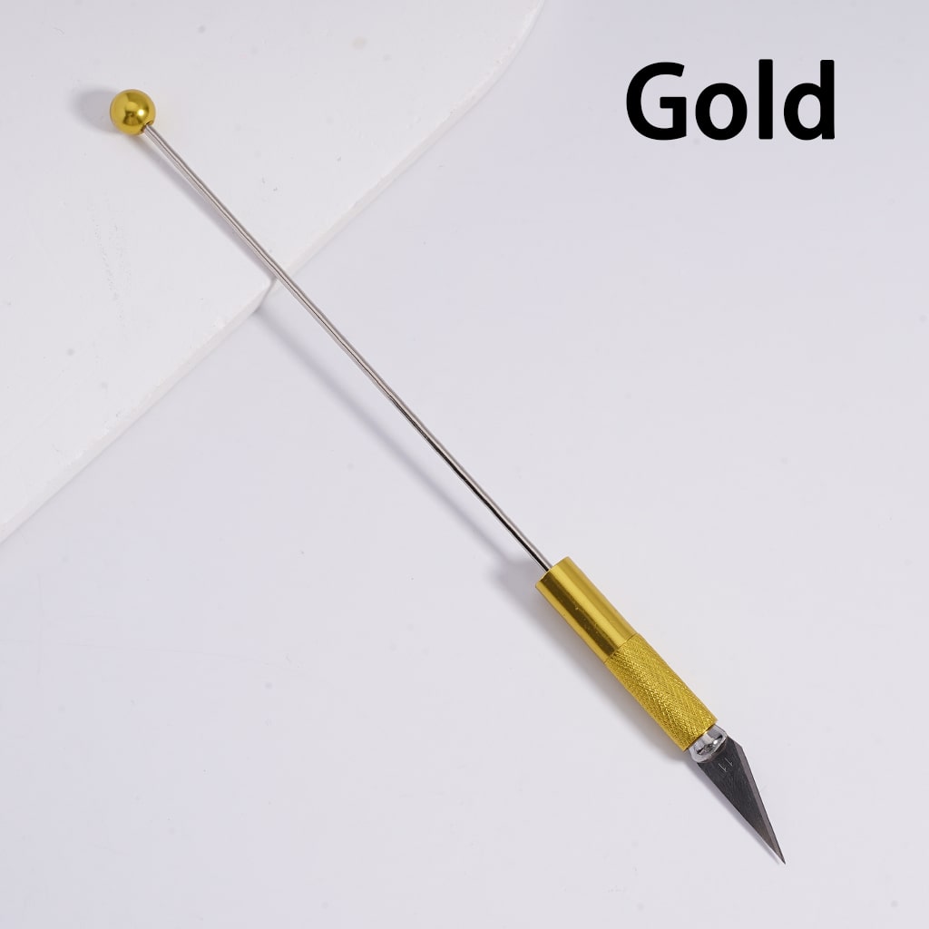 DIYビーズ彫刻用金属多機能彫刻ナイフ（単色、長さ179mm）