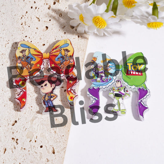 Acrylic Beads Toy Adventure Character Series, Random Mix (Please Read Description)