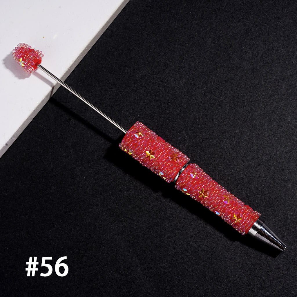 Bubble Beadable Pens with UV Coating Snowflake and Mini Bubble Balls, Multi-Color