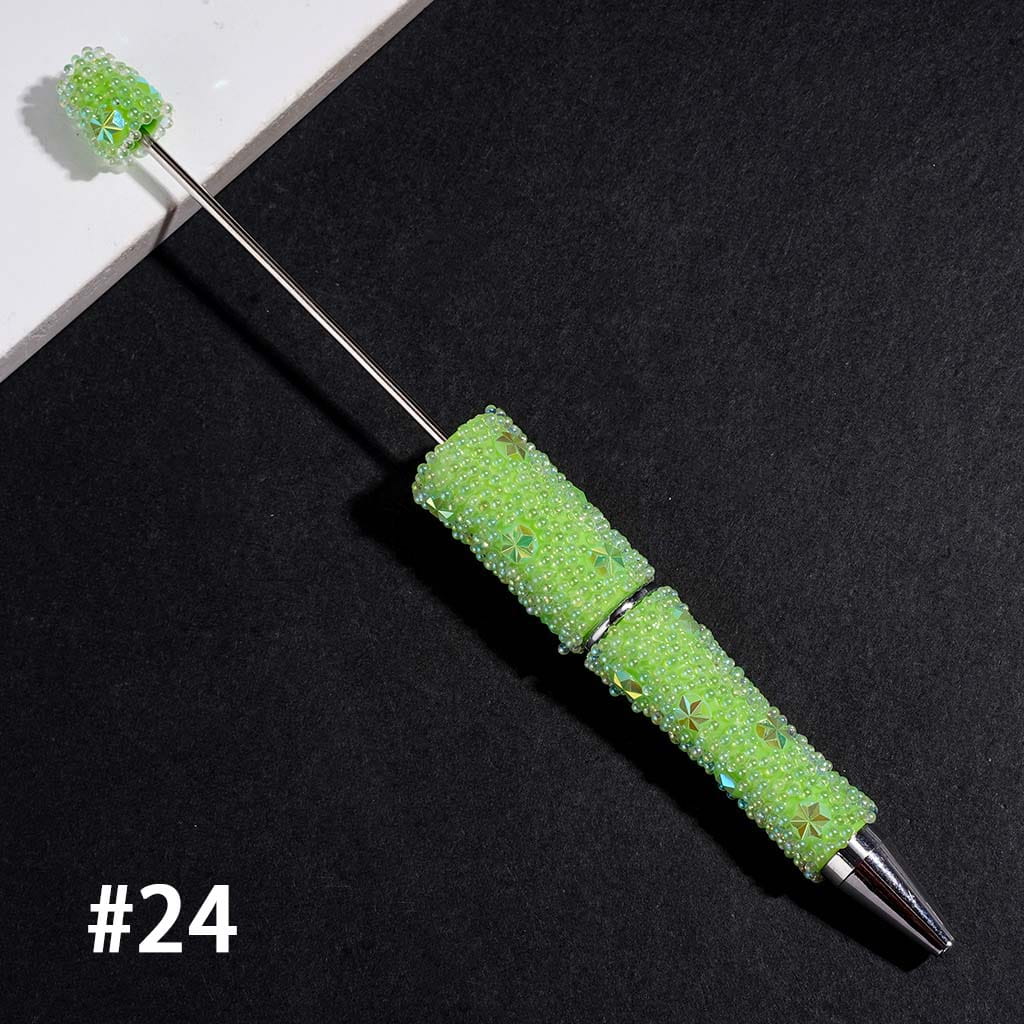Bubble Beadable Pens with UV Coating Snowflake and Mini Bubble Balls, Multi-Color