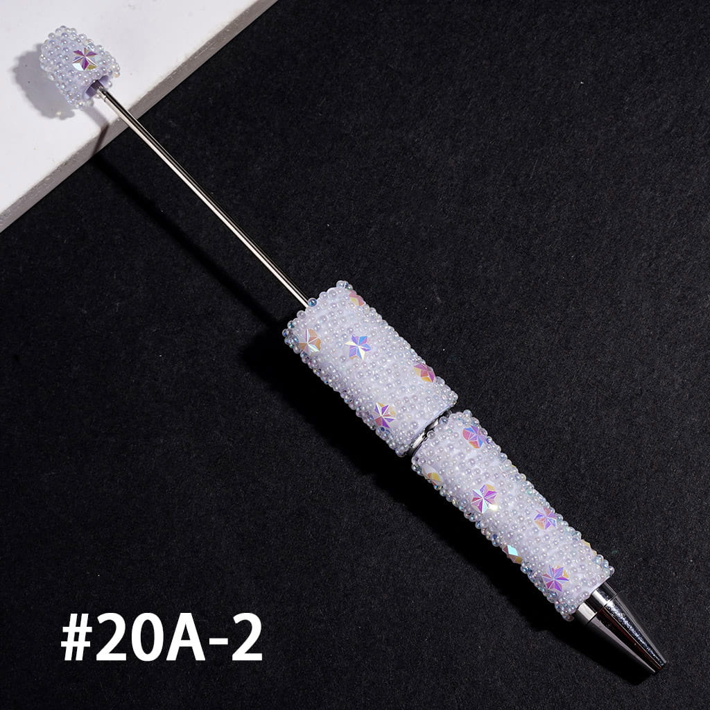 Bubble Beadable Pens with UV Coating Snowflake and Mini Bubble Balls, Multi-Color