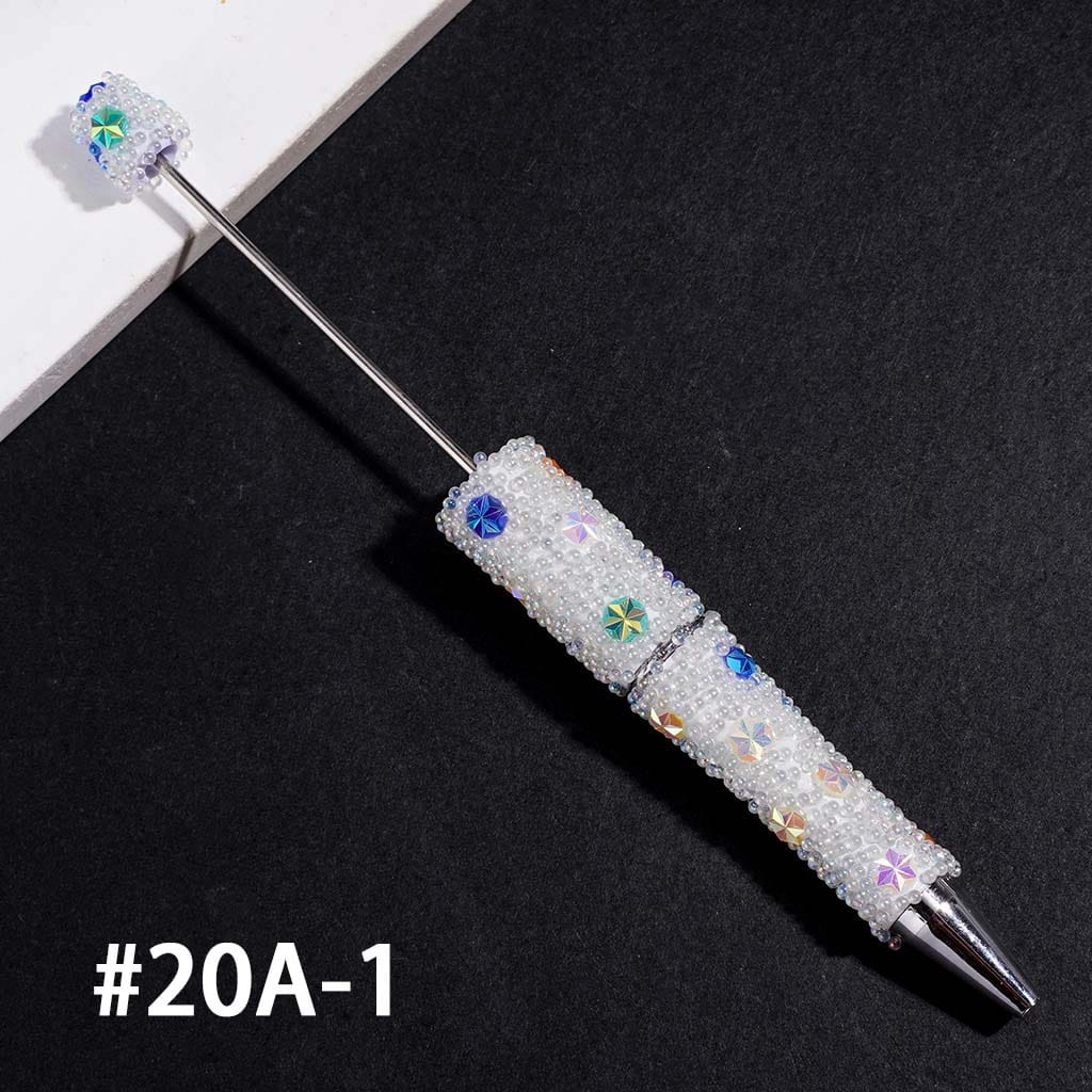 Bubble Beadable Pens with UV Coating Snowflake and Mini Bubble Balls, Multi-Color