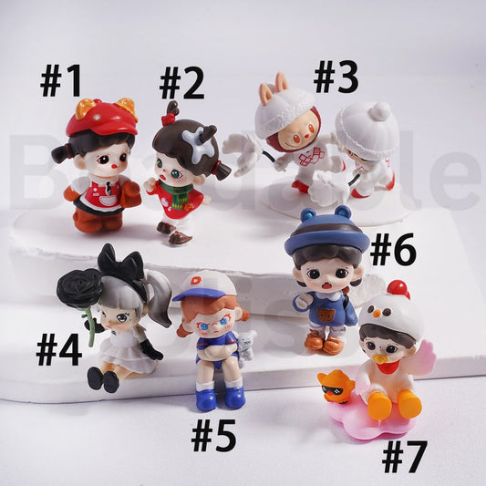 Cute Blind Box Zora Mischievous Diar Series Second Generation "The Unspoken Secre" Figures Jewelry Accessories (No Hole)