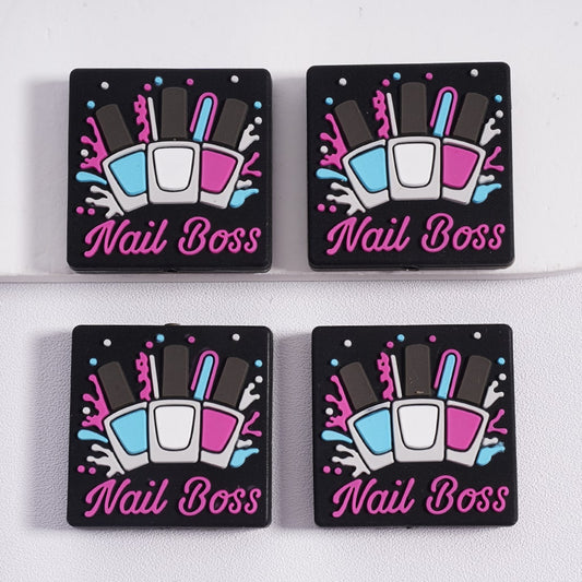 Silicone Focal Beads Nail Boss Lady Women Girl Make Up