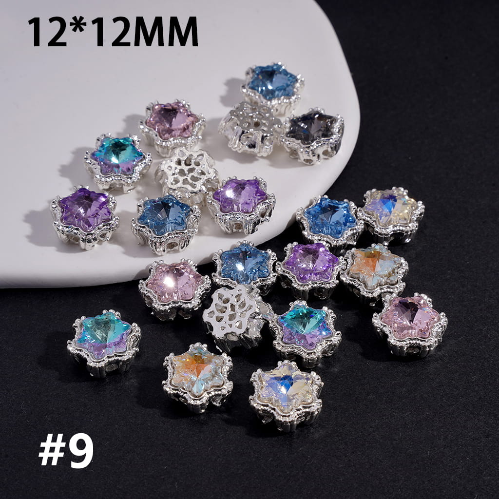 Exquisite Alloy Beads with Glittery Fancy Rhinestones, Jewelry Accessories (Please Read Description)