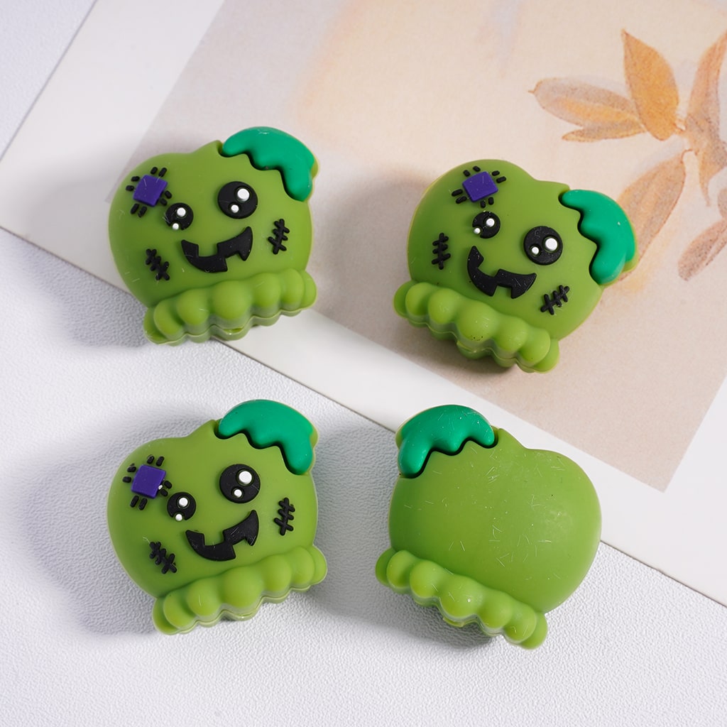 Silicone Focal Beads 3D Little Cute Monster Halloween