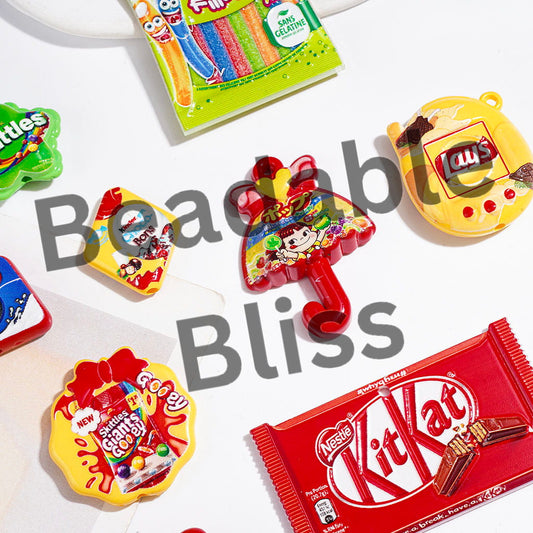 Potato Chips Soft Drink Candy Chip Cookies Series Acrylic Beads and Pendants, Random Mix