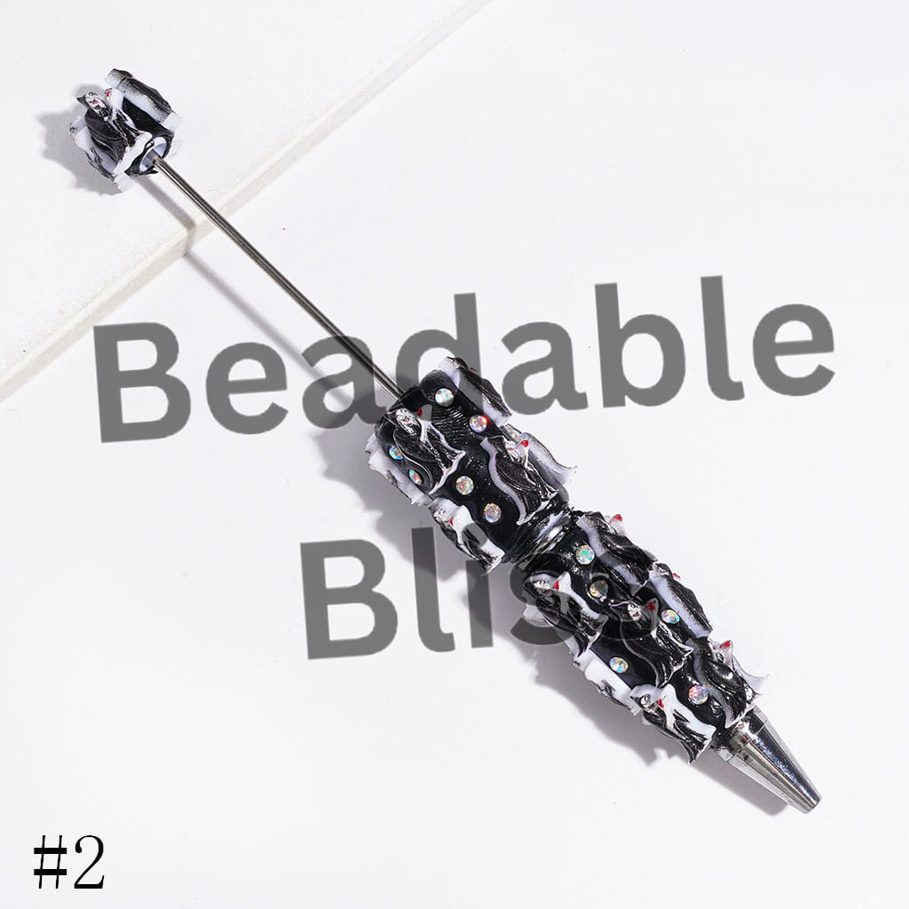 Villain Characters and AB Rhinestones Beadable Clay Pens