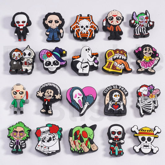 Horror Series Silicone Focal Beads Mix