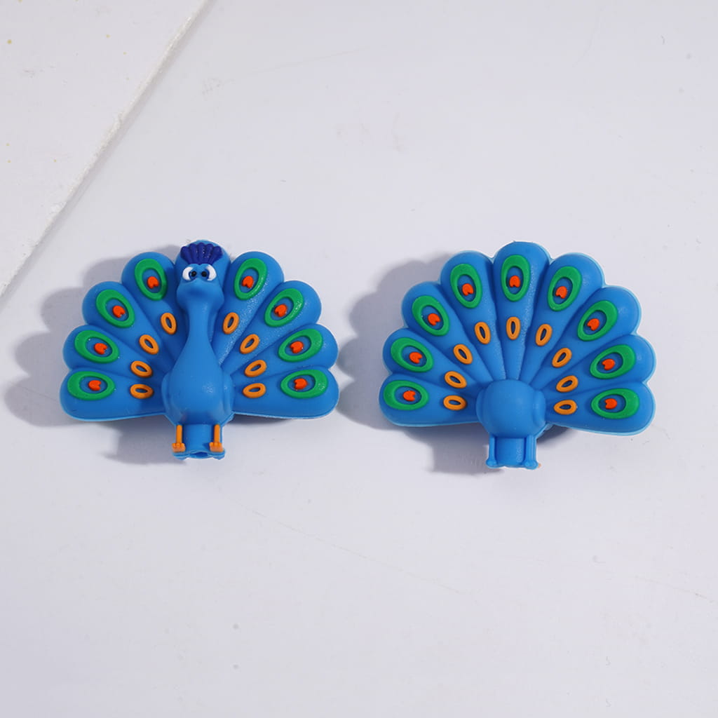 Silicone Focal Beads 3D Vivid Animals Bird Theme, Various Types