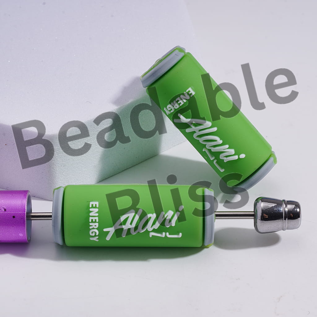 Silicone Focal Beads 3D Energy Drink in Various Colors