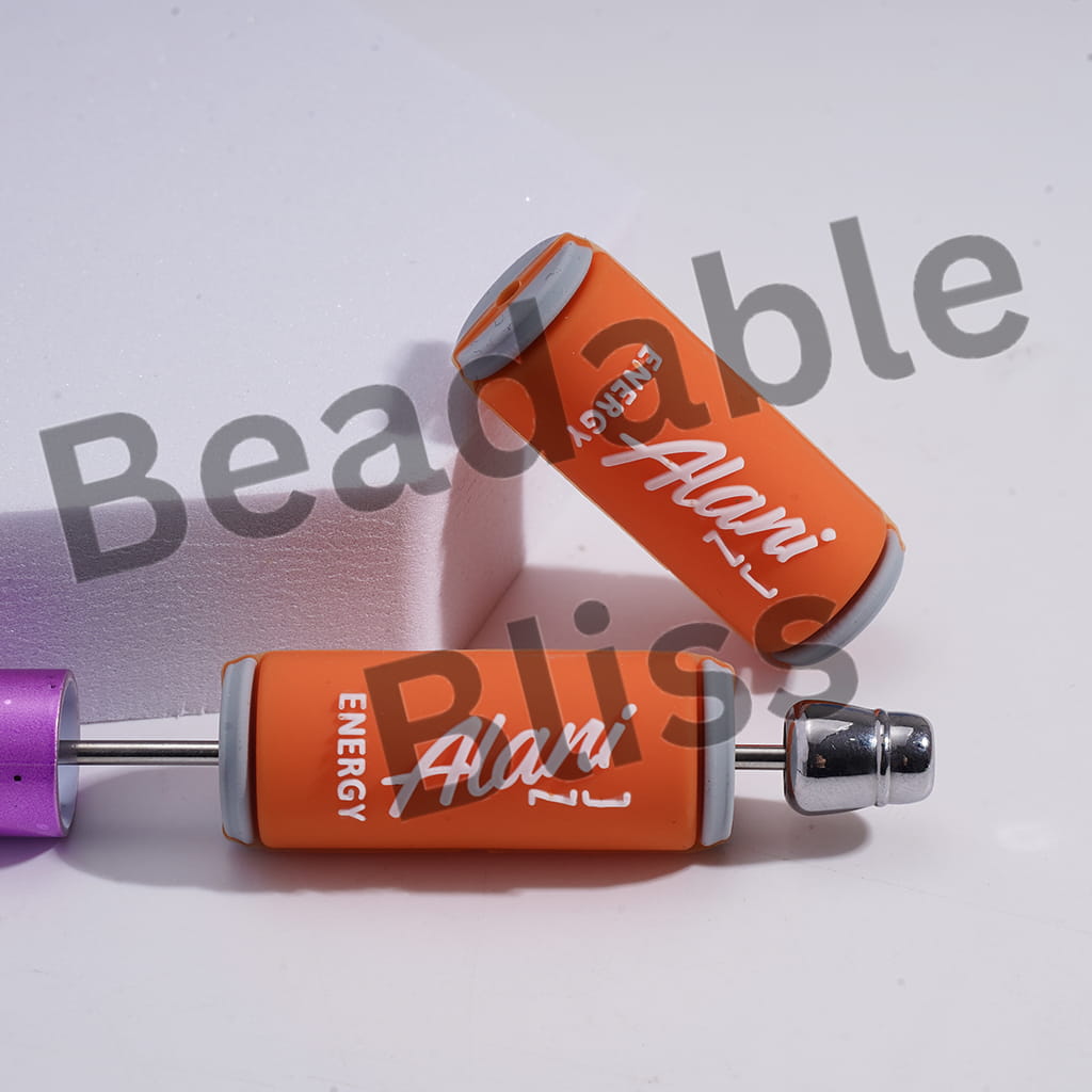 Silicone Focal Beads 3D Energy Drink in Various Colors