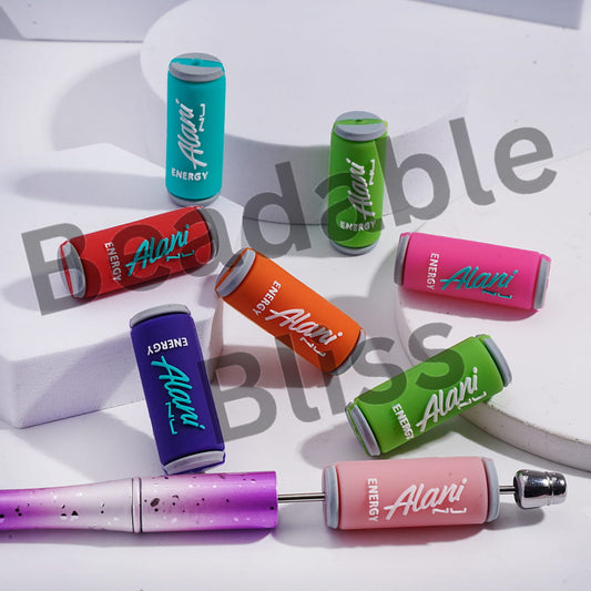 Silicone Focal Beads 3D Energy Drink in Various Colors