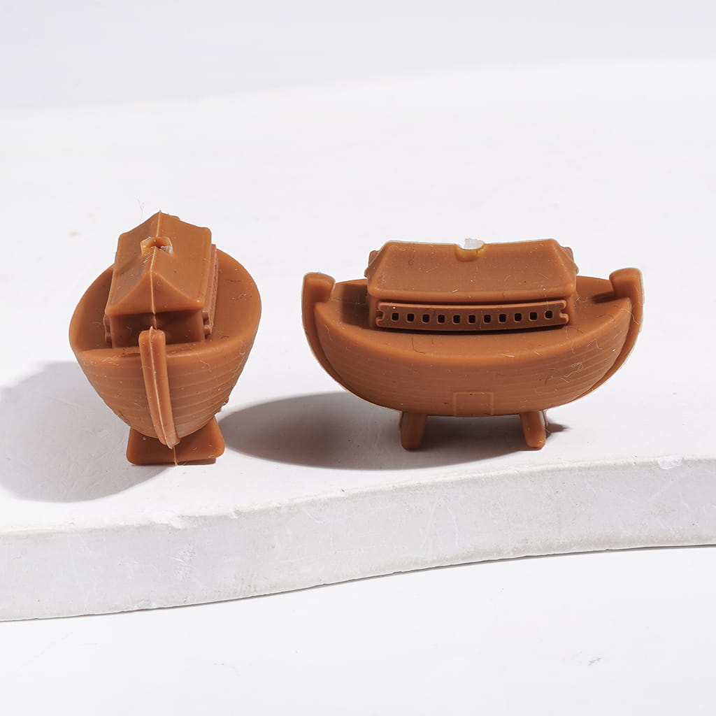 3D Vivid Noah's Ark Christ Religion Silicone Focal Beads, Multi-Color