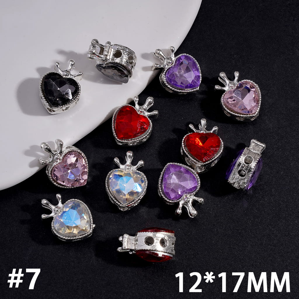 Exquisite Metal Beads with Bling Bling Rhinestones, Jewelry Accessories, Various Style (Please Read Description)