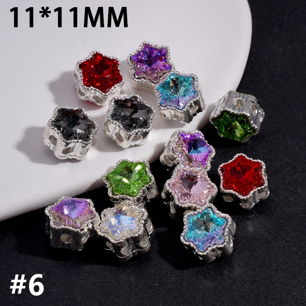 Exquisite Metal Beads with Bling Bling Rhinestones, Jewelry Accessories, Various Style (Please Read Description)