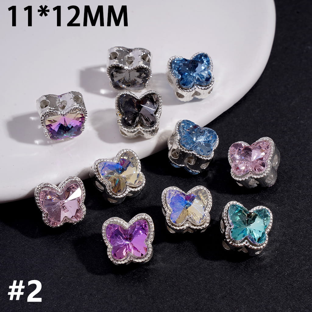Exquisite Metal Beads with Bling Bling Rhinestones, Jewelry Accessories, Various Style (Please Read Description)