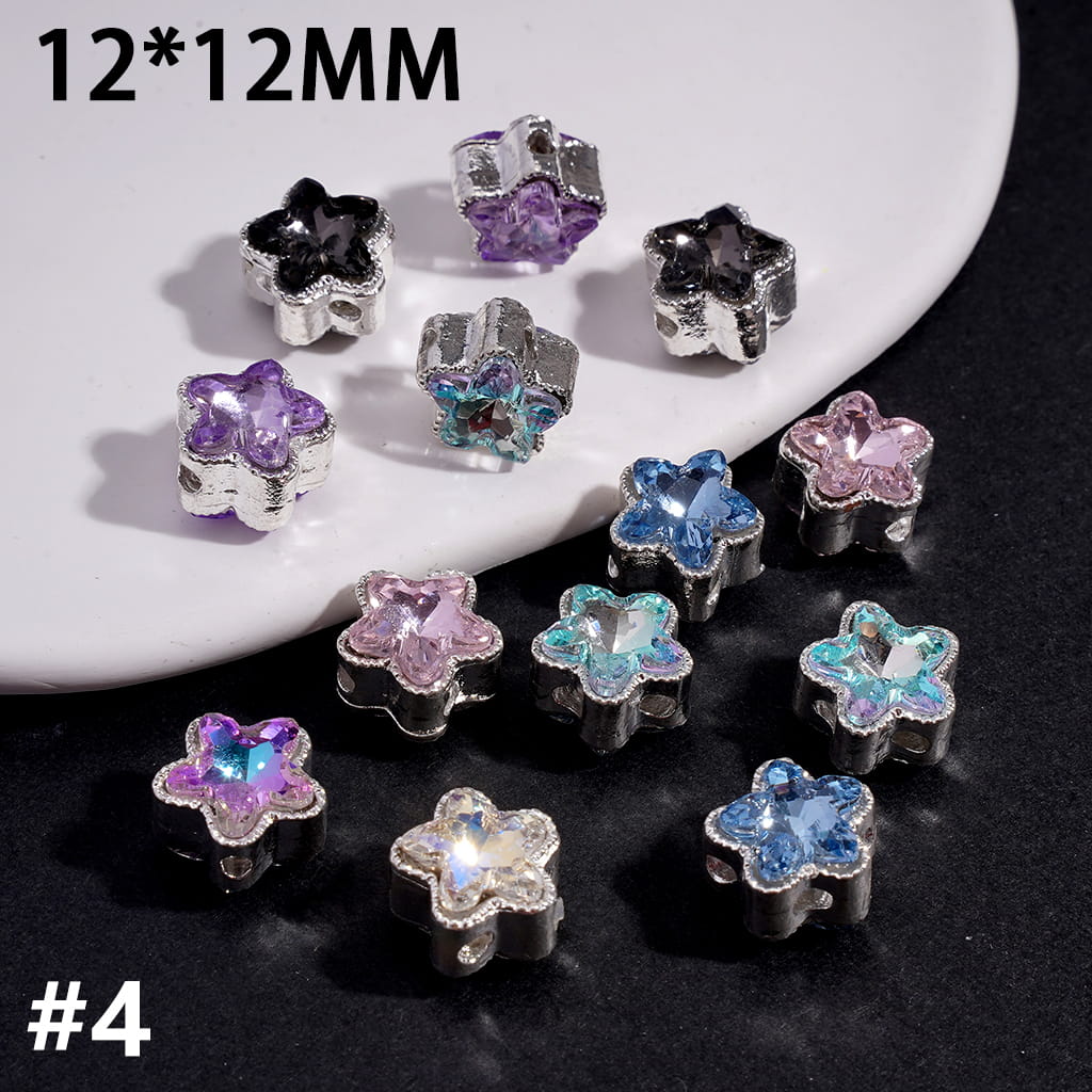 Exquisite Metal Beads with Bling Bling Rhinestones, Jewelry Accessories, Various Style (Please Read Description)
