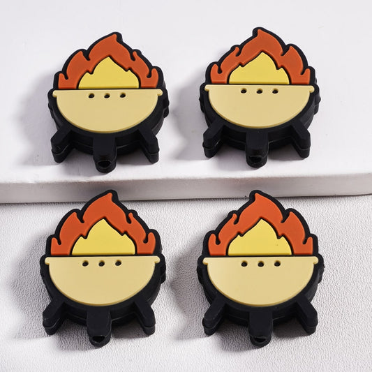 Silicone Focal Beads Cute Oven Grill