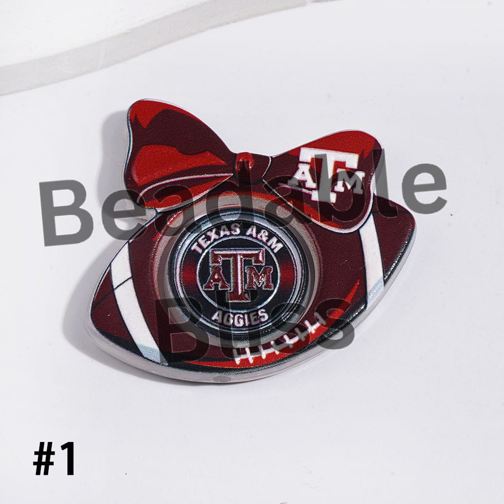 American College Team Collection Set Acrylic Beads (Please Read Description)