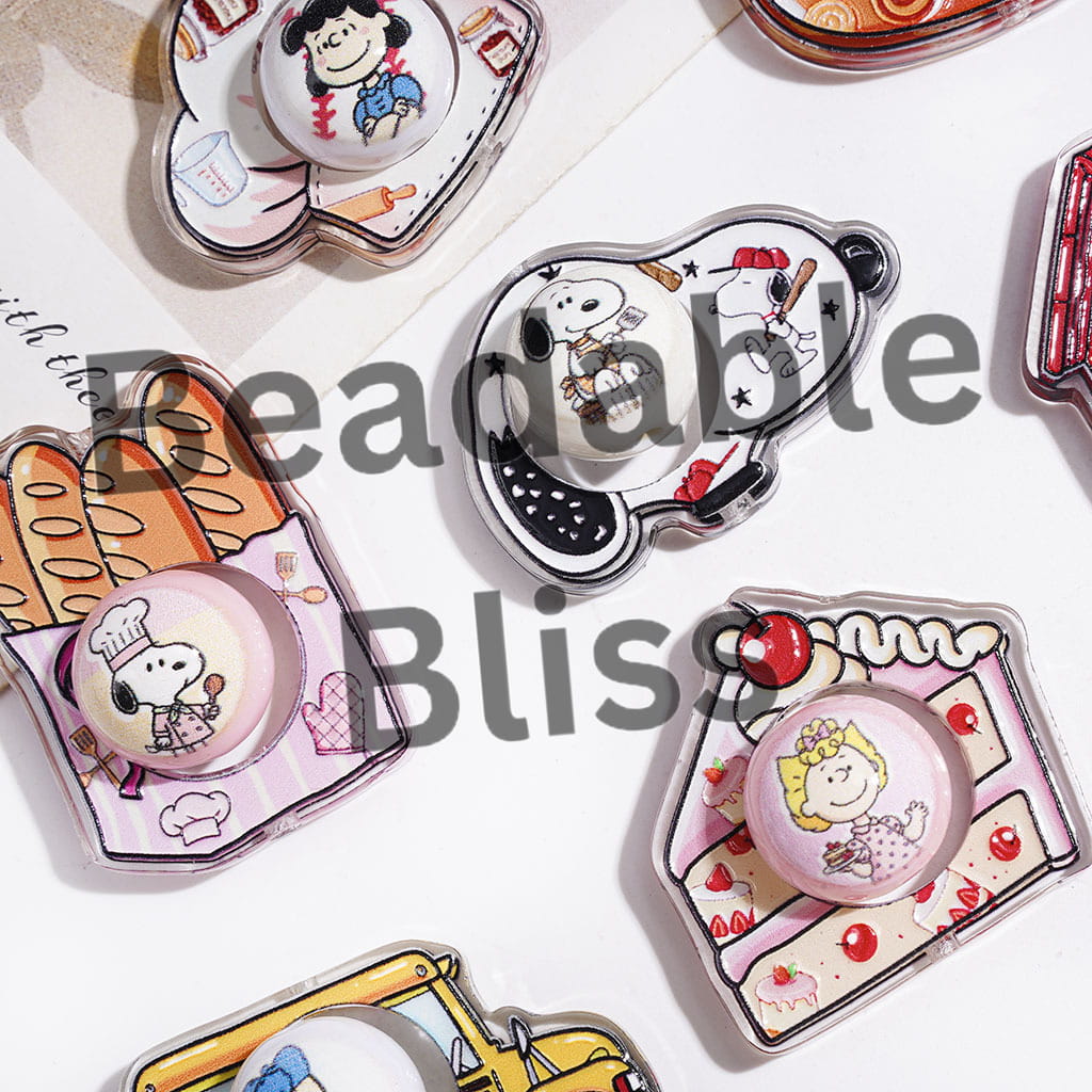 Acrylic Beads Beagle Dog Collection Set, Hollowed Bread Chef Hat Bus Dessert Kennel Baseball Glove & Round Beads, Random Mix