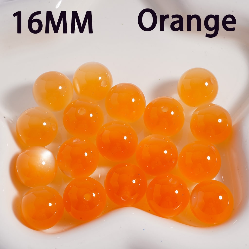 Acrylic Beads Color Changing Cat Eye Style, 16MM (Single Color is available for 200pcs(Whole Bag) Only)