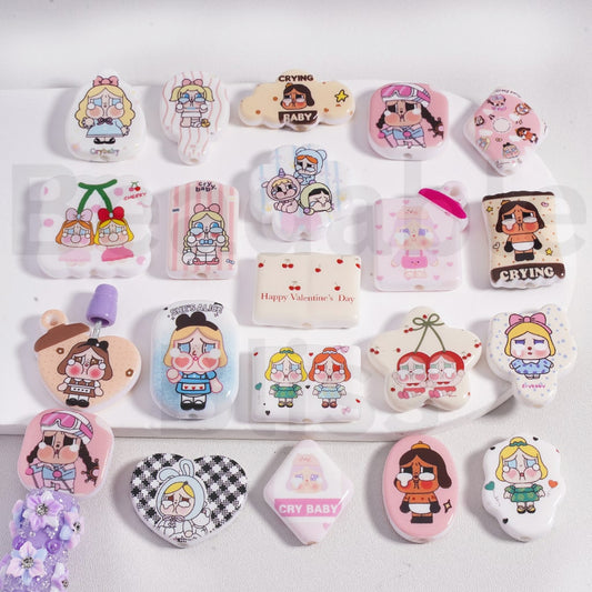 Acrylic Beads Cute Crybab Pop Mar Series Mix