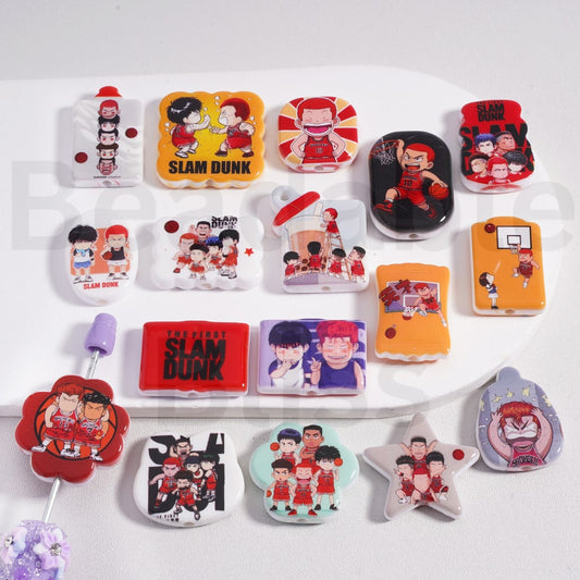 Acrylic Beads Sla Dun Series Japan Anime, Random Mix