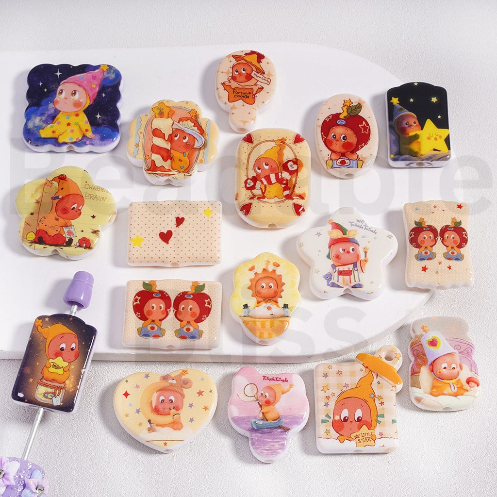 Acrylic Beads Twinkl Twinkl We are Little Sta Series Pop Mar, Random Mix