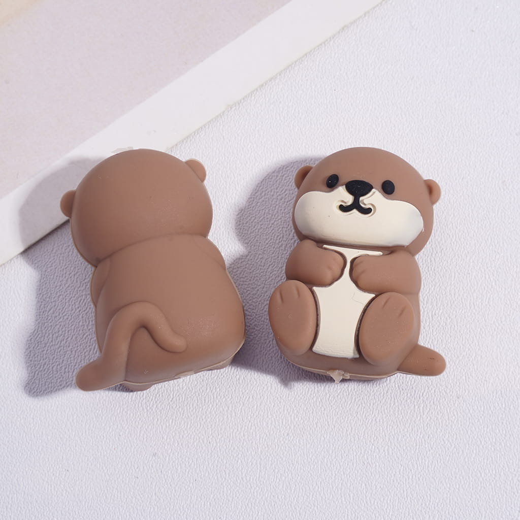 Silicone Focal Beads 3D Tiny Animal in Various Types