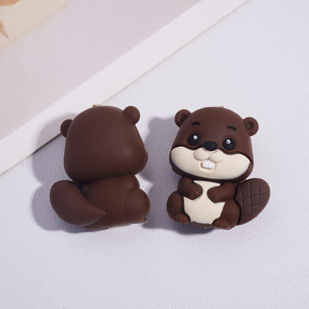 Silicone Focal Beads 3D Tiny Animal in Various Types
