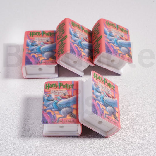 Silicone Focal Beads 3D Adhesive Mould Mini Cute Harr Potte and the Prisone of Azkaba Series Books