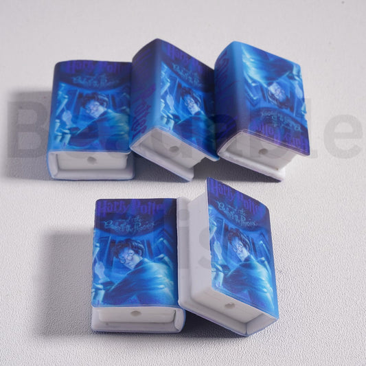 Silicone Focal Beads 3D Adhesive Mould Mini Cute Harr Potte and the Orde of the Phoeni Series Books