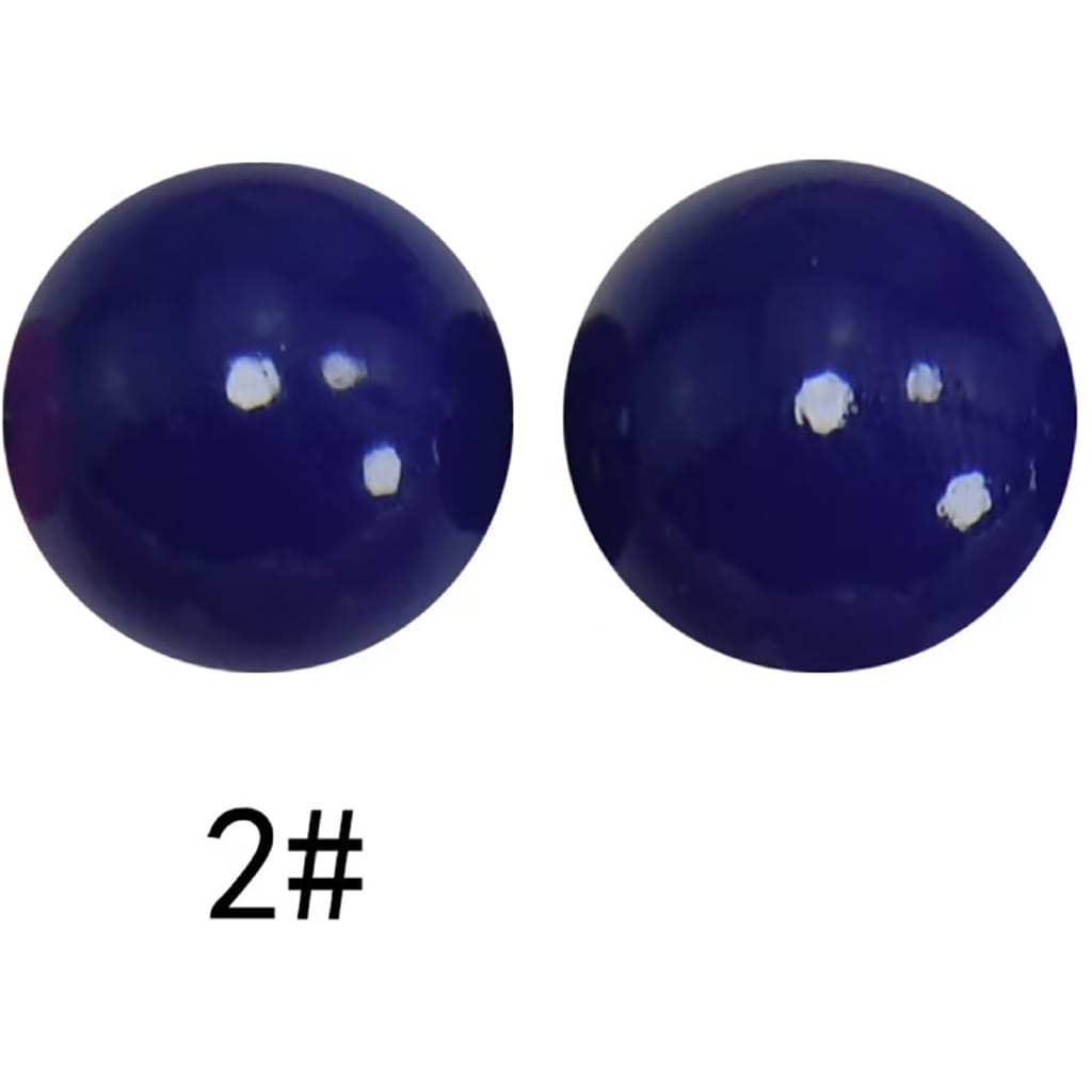 Extra Glossy Opal Silicone Beads, Solid Color, 15mm